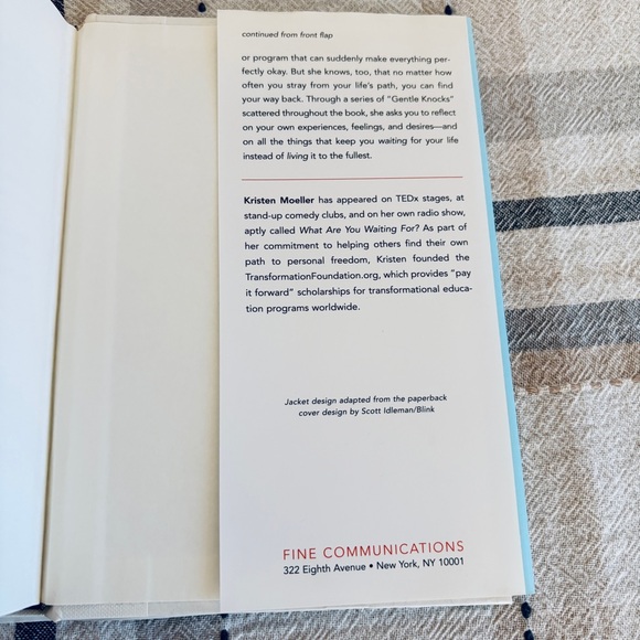 What Are You Waiting For Hardcover Book 2013 Kristen Moeller Self Help Motivate - Picture 6 of 10